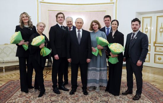 Russia Putin Culture Presidential Prize