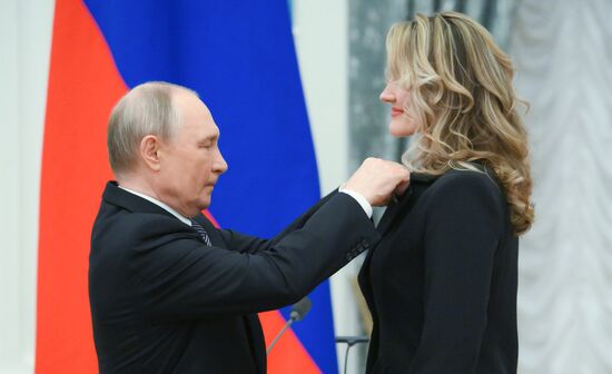 Russia Putin Culture Presidential Prize