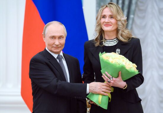 Russia Putin Culture Presidential Prize