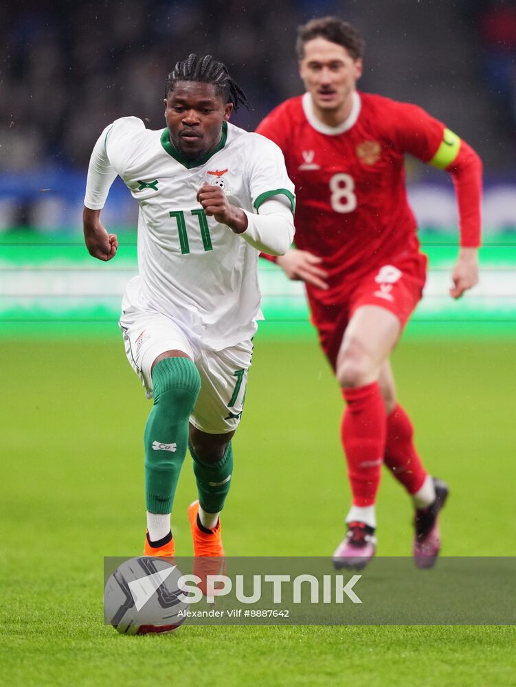 Russia Soccer Friendly Russia - Zambia