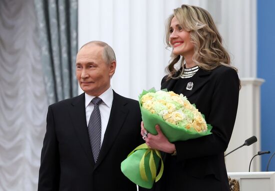 Russia Putin Culture Presidential Prize