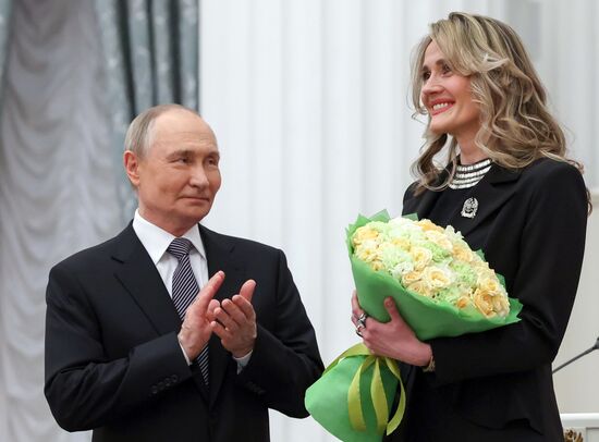 Russia Putin Culture Presidential Prize