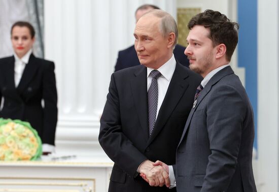 Russia Putin Culture Presidential Prize