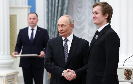 Russia Putin Culture Presidential Prize