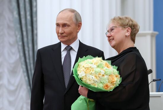 Russia Putin Culture Presidential Prize