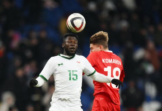 Russia Soccer Friendly Russia - Zambia