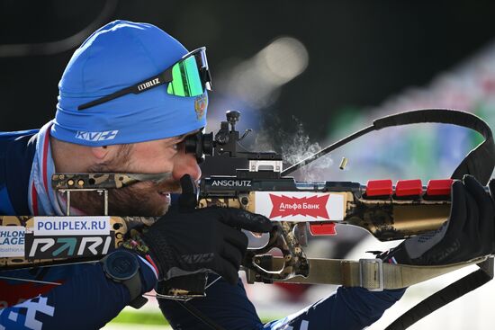 Russia Biathlon Championships Men Sprint