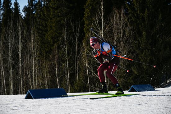 Russia Biathlon Championships Men Sprint