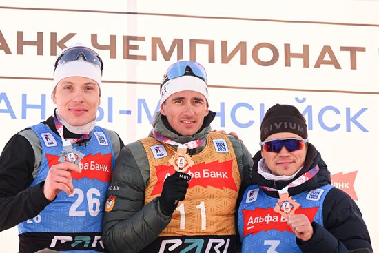 Russia Biathlon Championships Men Sprint