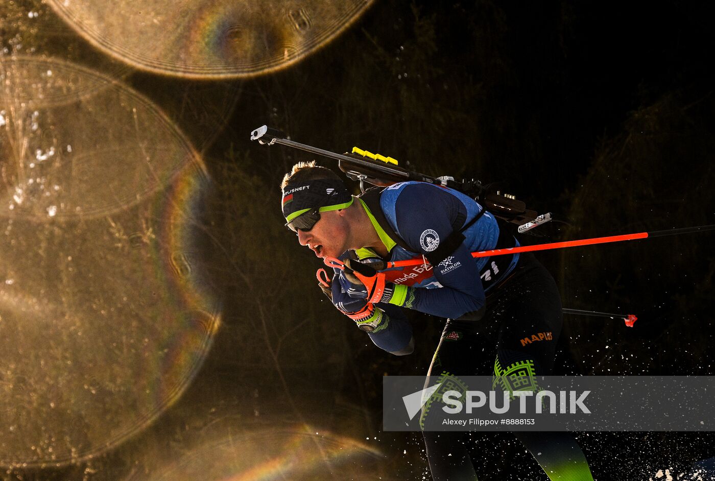 Russia Biathlon Championships Men Sprint