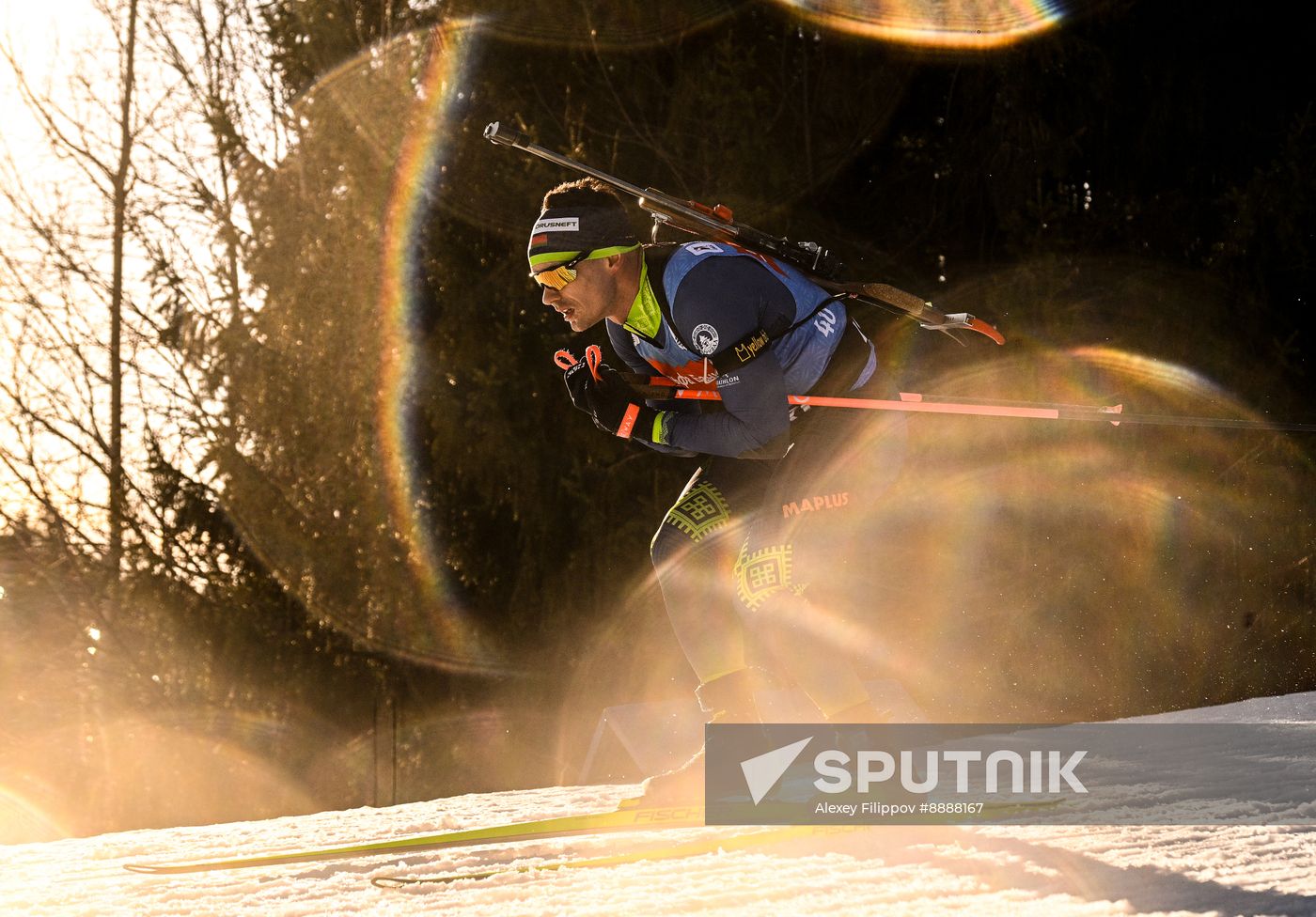 Russia Biathlon Championships Men Sprint