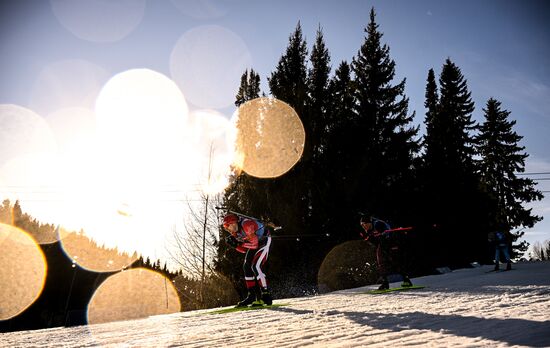 Russia Biathlon Championships Men Sprint