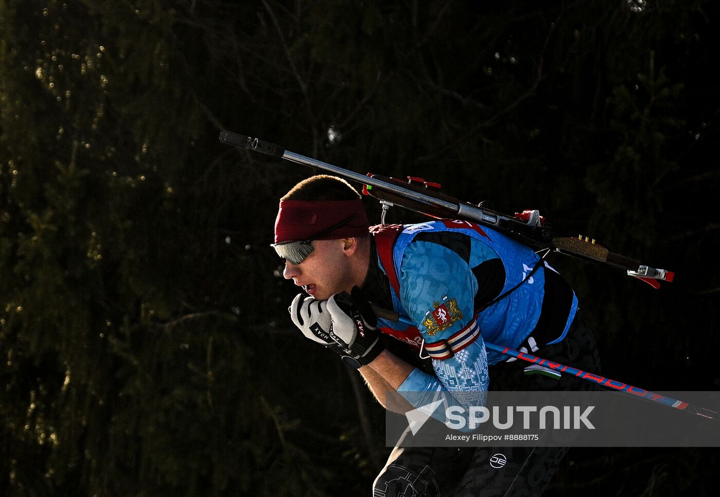 Russia Biathlon Championships Men Sprint