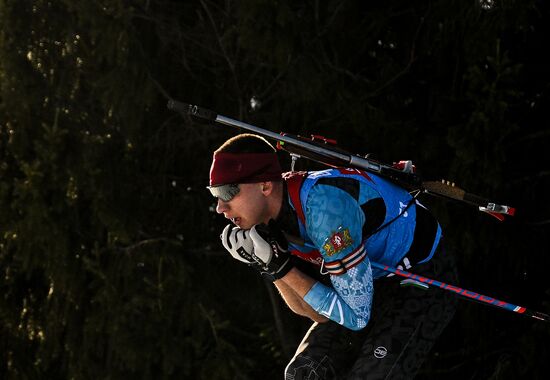 Russia Biathlon Championships Men Sprint