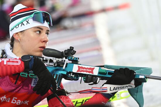 Russia Biathlon Championships Women Sprint