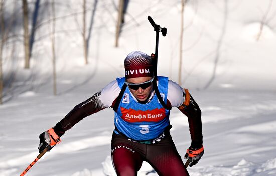 Russia Biathlon Championships Men Sprint
