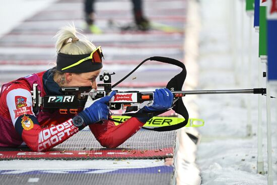 Russia Biathlon Championships Women Sprint