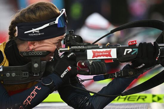 Russia Biathlon Championships Women Sprint