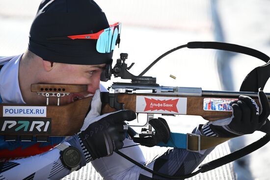 Russia Biathlon Championships Men Sprint