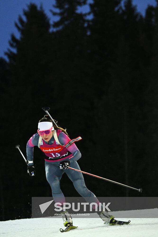 Russia Biathlon Championships Women Sprint