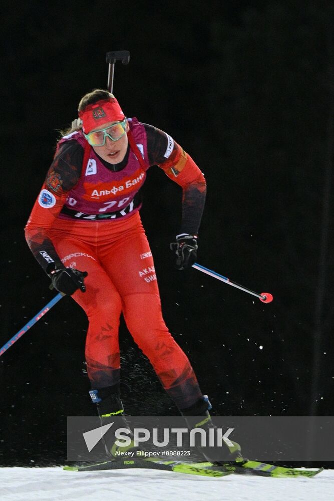 Russia Biathlon Championships Women Sprint