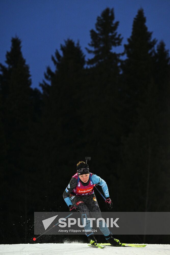 Russia Biathlon Championships Women Sprint