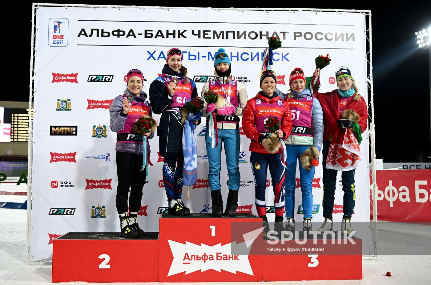 Russia Biathlon Championships Women Sprint