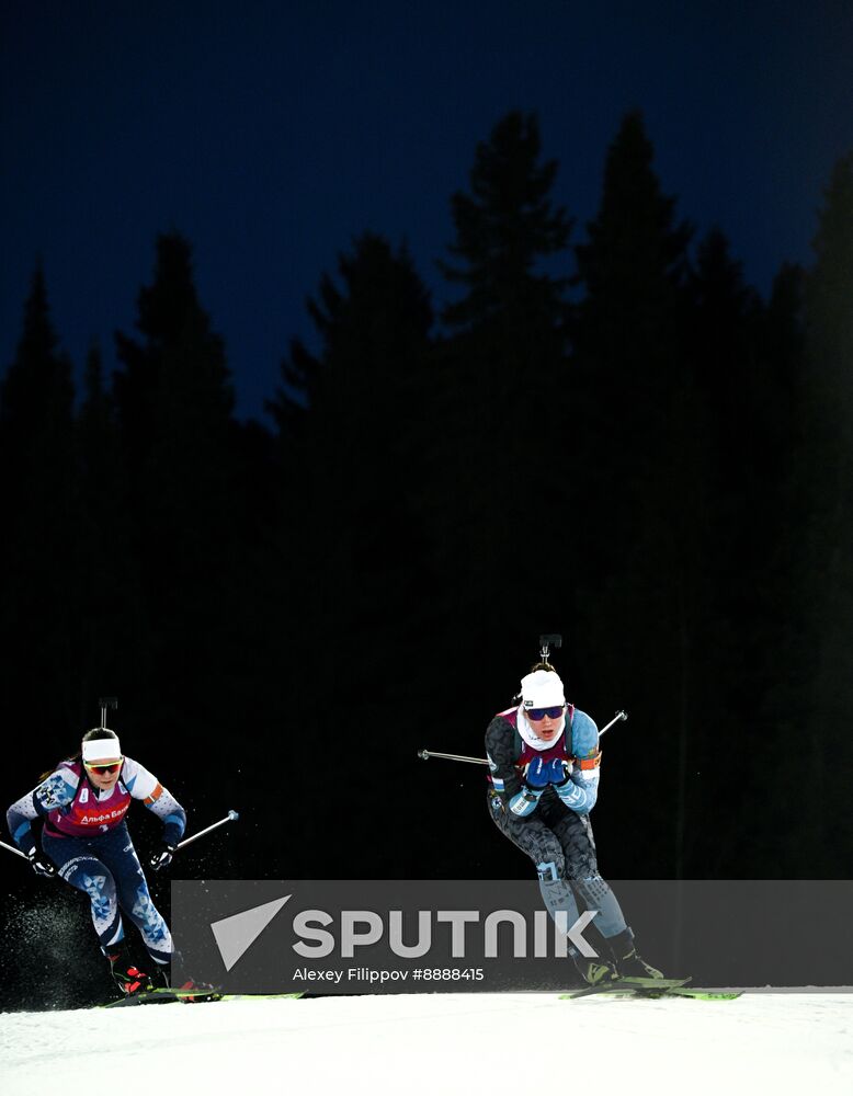 Russia Biathlon Championships Women Sprint