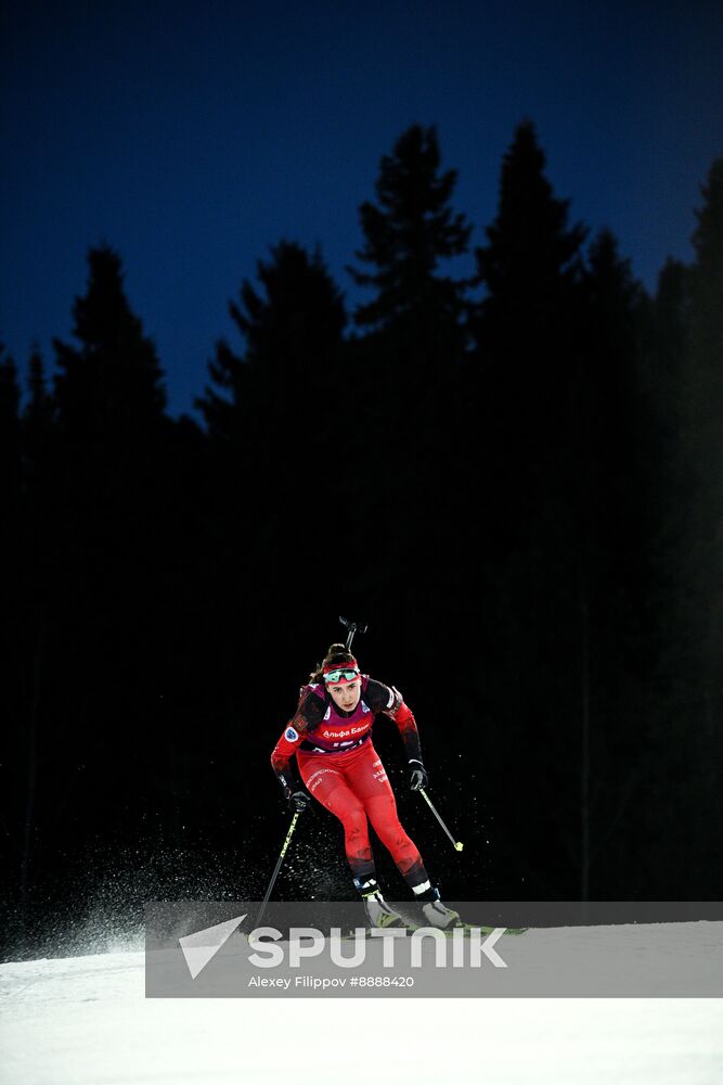 Russia Biathlon Championships Women Sprint