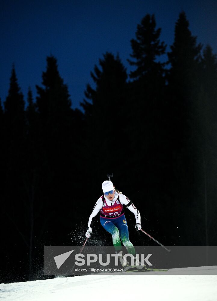 Russia Biathlon Championships Women Sprint