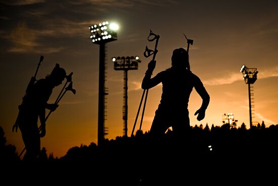 Russia Biathlon Championships Women Sprint