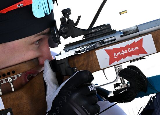 Russia Biathlon Championships Men Sprint