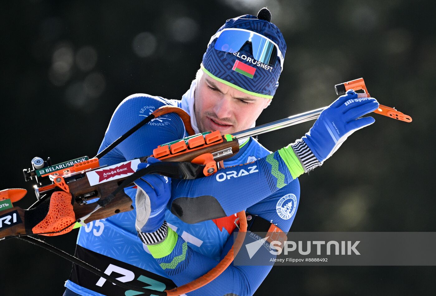Russia Biathlon Championships Men Sprint