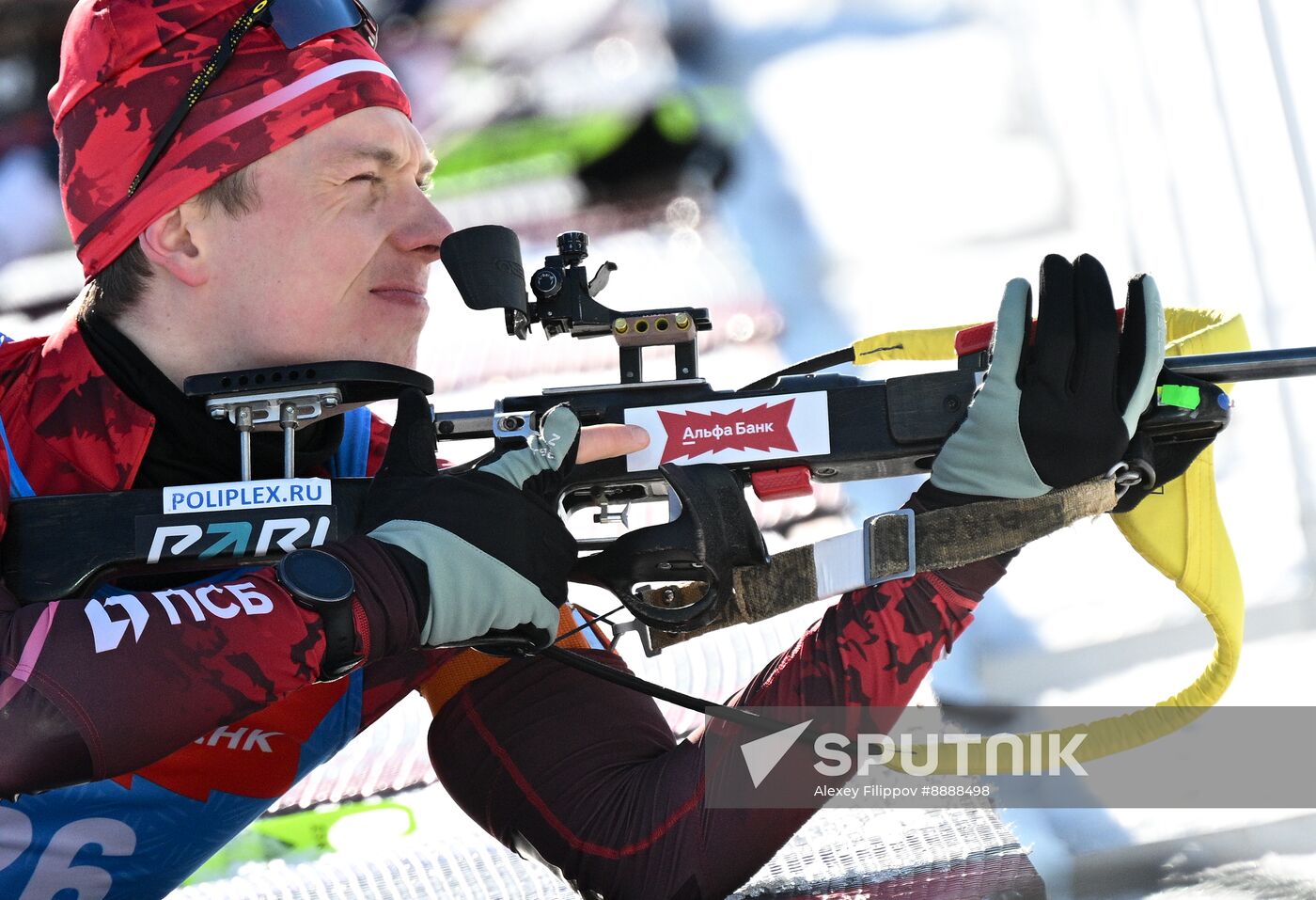 Russia Biathlon Championships Men Sprint