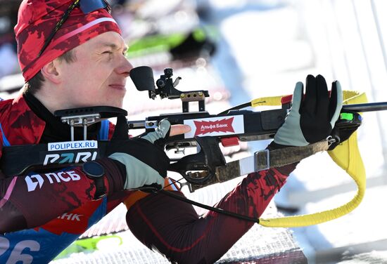 Russia Biathlon Championships Men Sprint