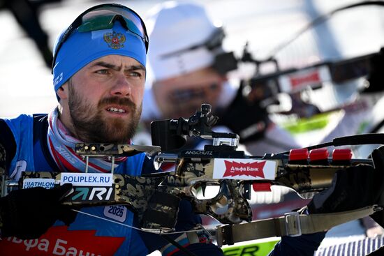 Russia Biathlon Championships Men Sprint
