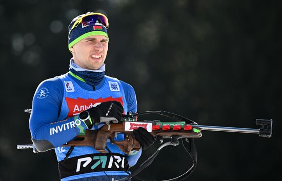 Russia Biathlon Championships Men Sprint