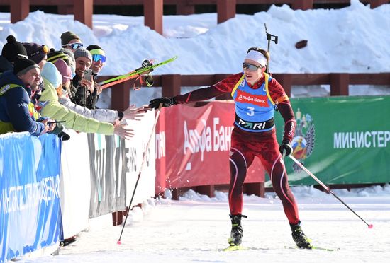 Russia Biathlon Championships Men Pursuit