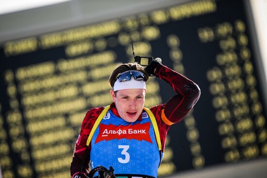 Russia Biathlon Championships Men Pursuit