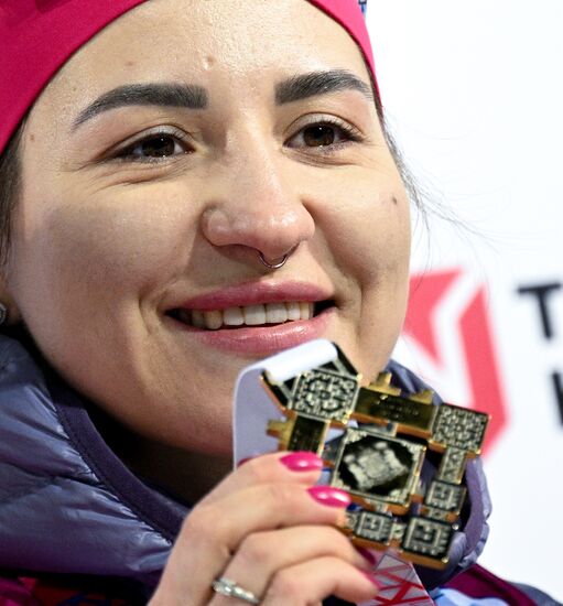 Russia Biathlon Championships Women Pursuit