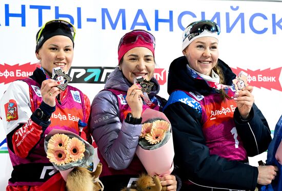 Russia Biathlon Championships Women Pursuit