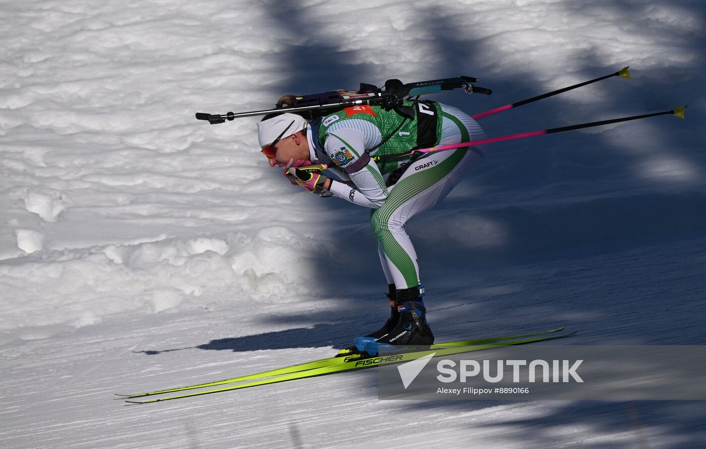 Russia Biathlon Championships Women Relay