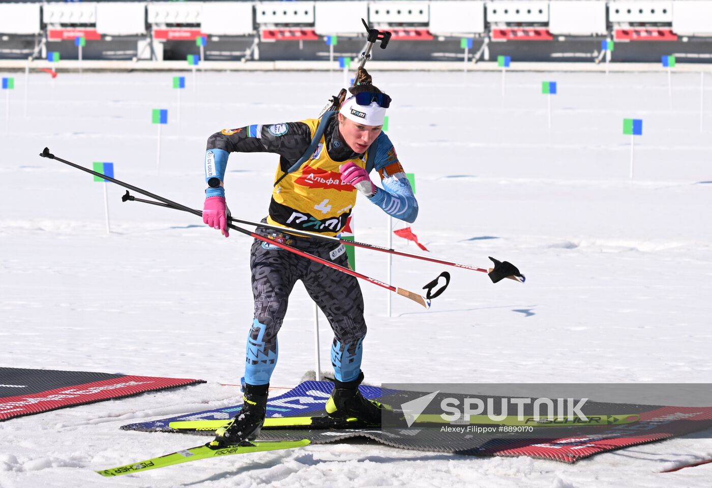 Russia Biathlon Championships Women Relay