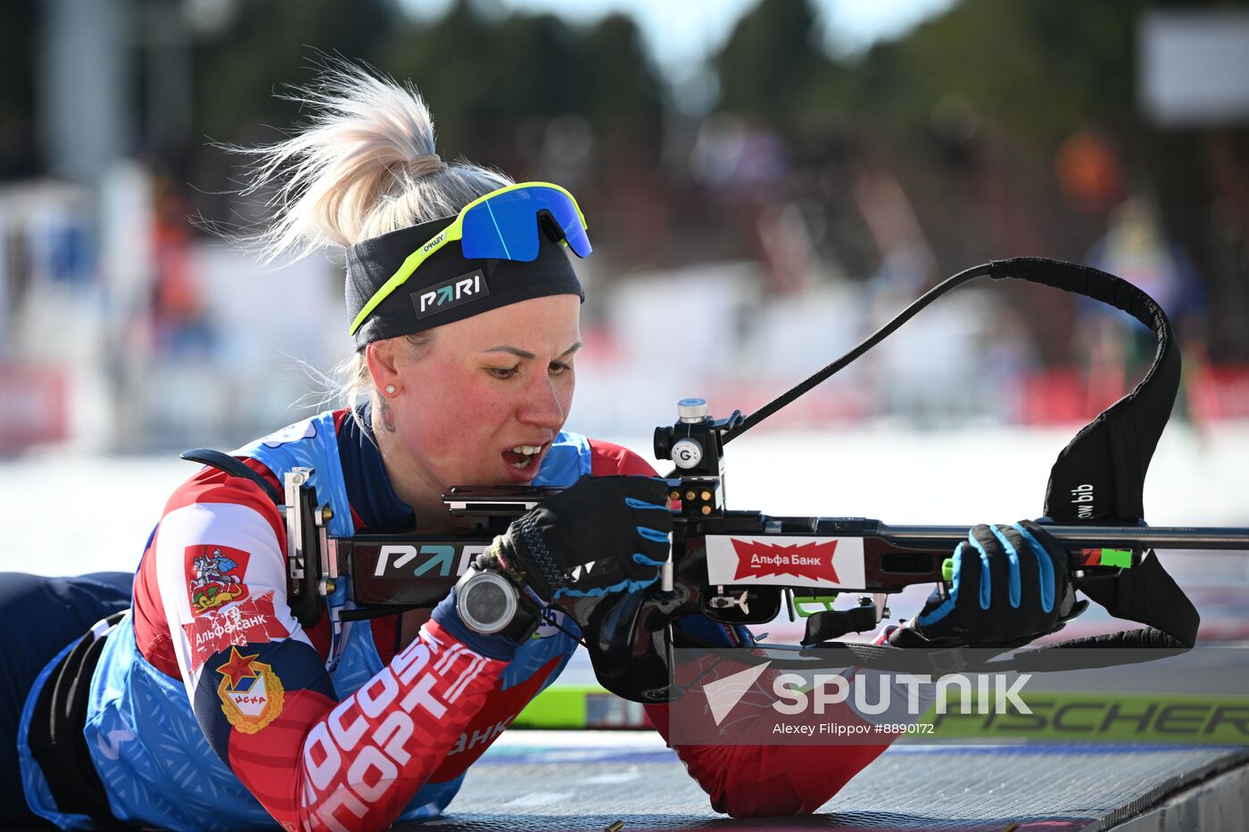Russia Biathlon Championships Women Relay