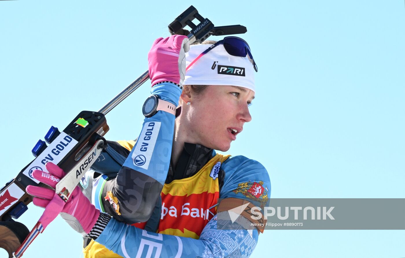 Russia Biathlon Championships Women Relay