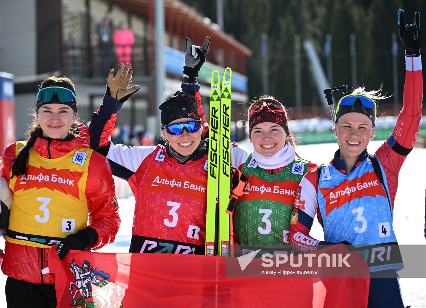 Russia Biathlon Championships Women Relay