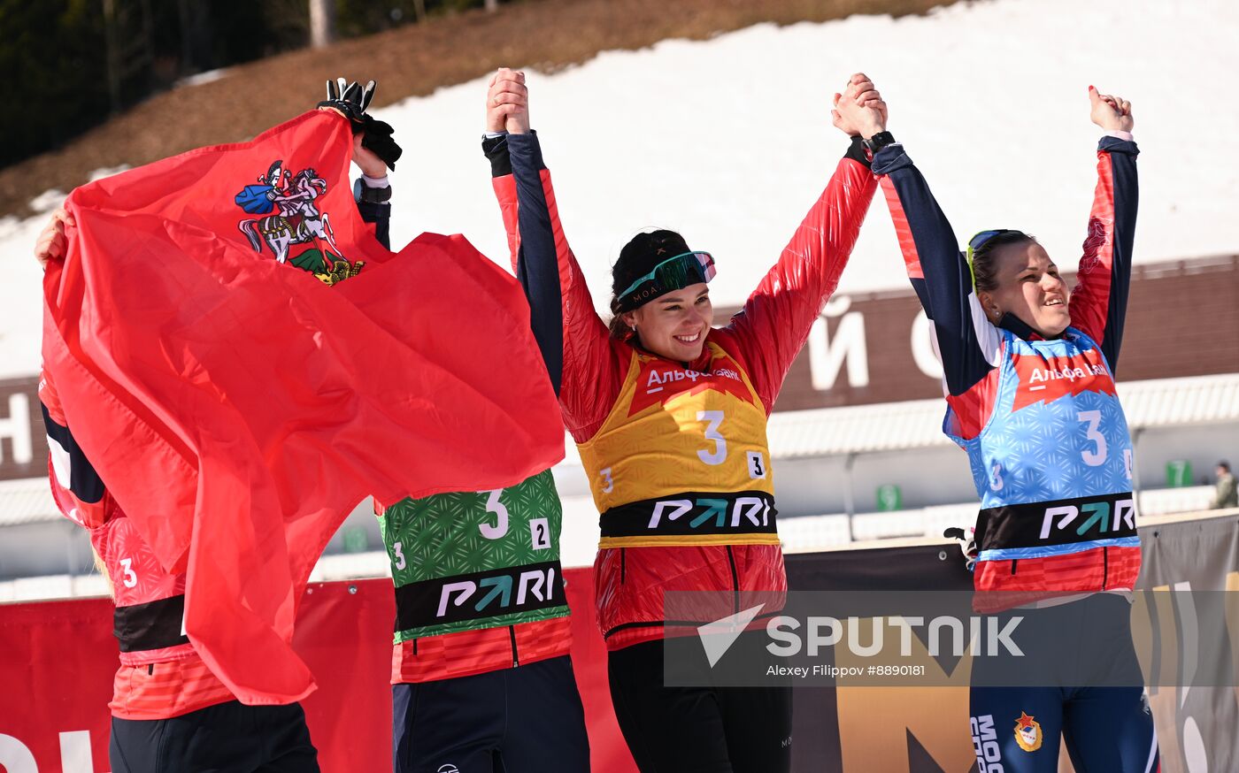 Russia Biathlon Championships Women Relay