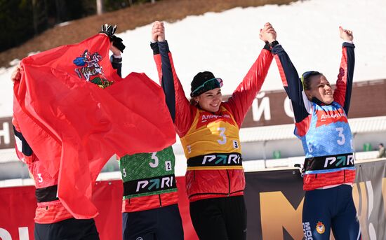 Russia Biathlon Championships Women Relay