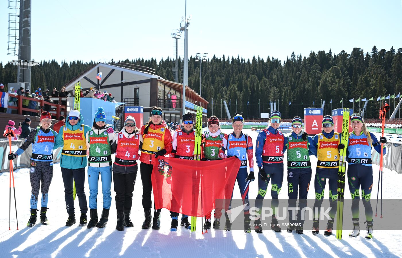 Russia Biathlon Championships Women Relay