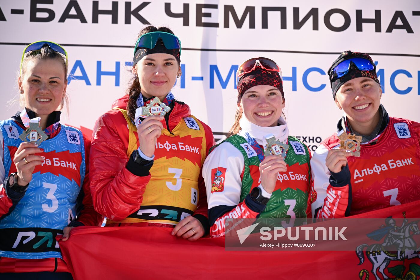 Russia Biathlon Championships Women Relay